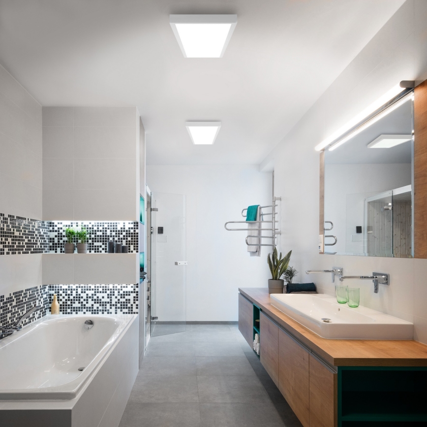 Brilagi - Plafoniera LED da bagno FRAME LED/50W/230V 30x120 cm 3000/4000/6000K IP44 bianco