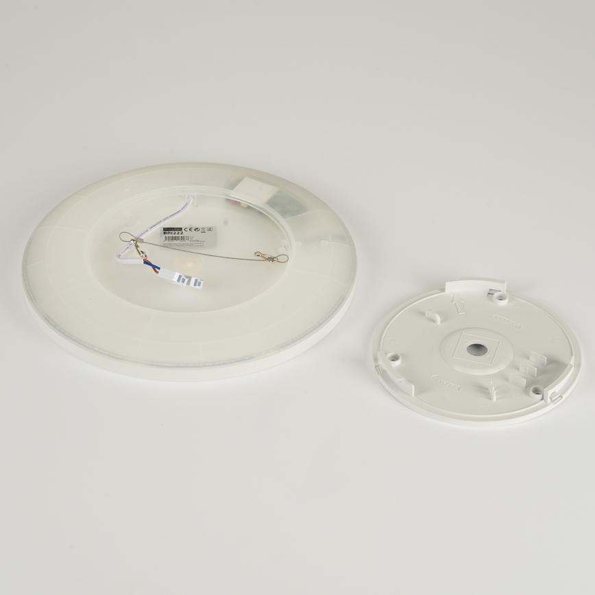 Brilagi - Plafoniera LED da bagno ULTRA SLIM LED/12W/230V diametro 22,5 cm bianco IP54
