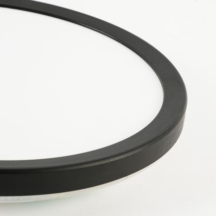 Brilagi - Plafoniera LED da bagno ULTRA SLIM LED/12W/230V diametro 22,5 cm nero IP54