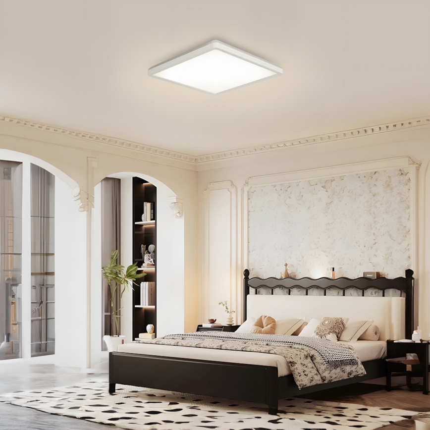 Brilagi - Plafoniera LED da bagno ULTRA SLIM LED/18W/230V 30x30 cm bianco IP54