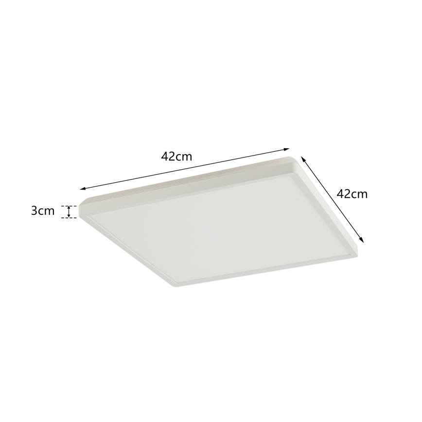 Brilagi - Plafoniera LED da bagno ULTRA SLIM LED/24W/230V 42x42 cm bianco IP54