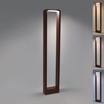 Brilagi - Lampada LED da esterno BARI LED/7W/230V 3000/4000/6000K marrone IP54 80 cm