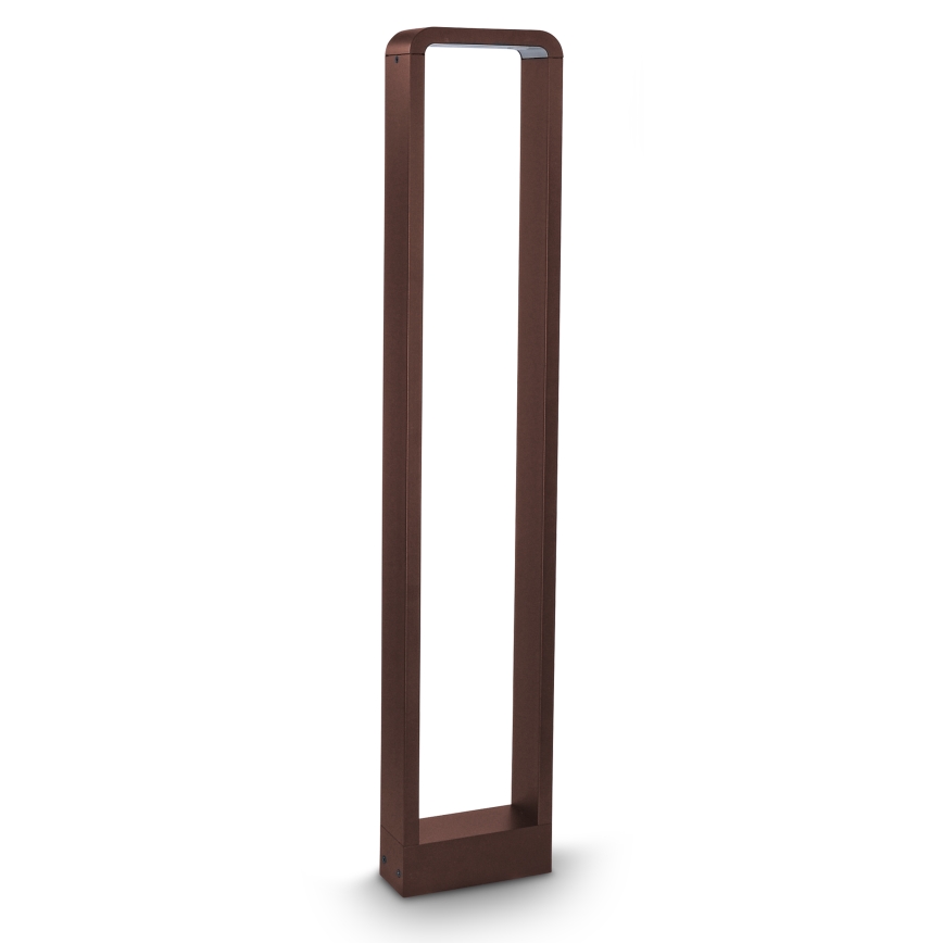 Brilagi - Lampada LED da esterno BARI LED/7W/230V 3000/4000/6000K marrone IP54 80 cm