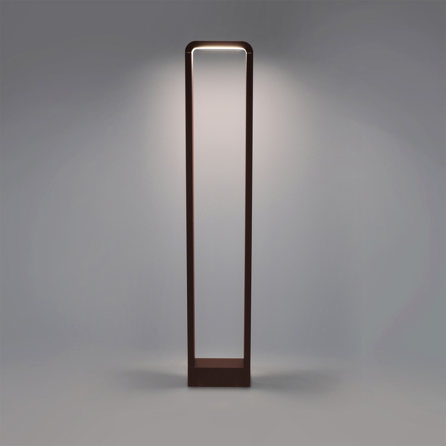 Brilagi - Lampada LED da esterno BARI LED/7W/230V 3000/4000/6000K marrone IP54 80 cm