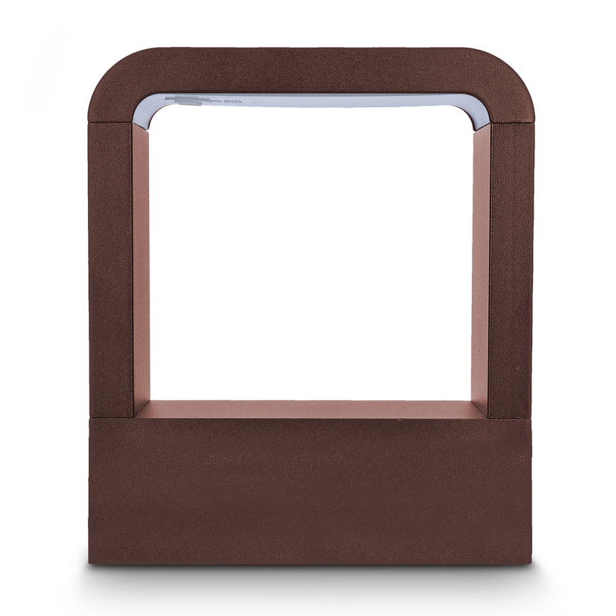 Brilagi - Applique LED da esterno BARI LED/7W/230V 3000/4000/6000K marrone IP54