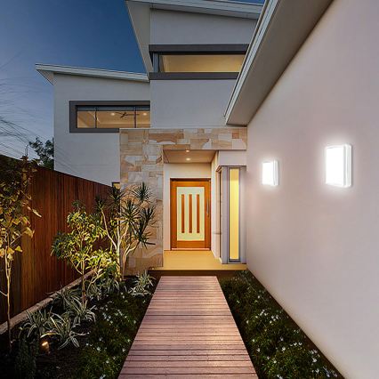 Brilagi - Lampada LED da esterno BENE LED/18W/230V 22x22 cm bianca IP54