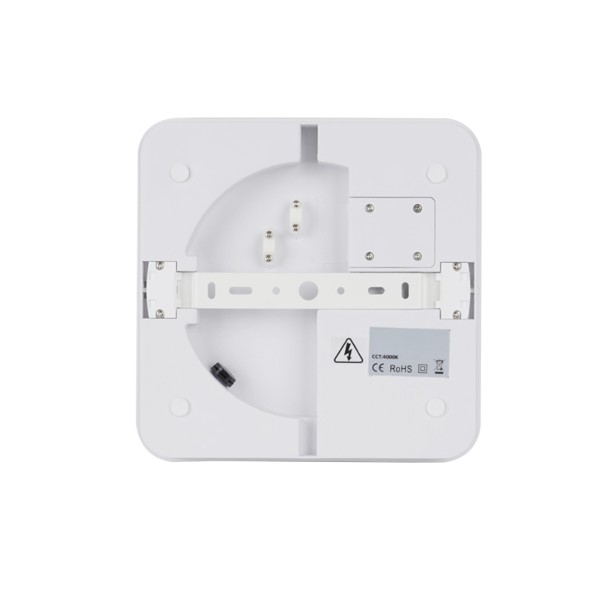 Brilagi - Lampada LED da esterno con sensore BENE LED/24W/230V 26x26 cm bianca IP54