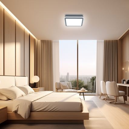Brilagi - Lampada LED da esterno con sensore BENE LED/24W/230V 26x26 cm IP54 antracite