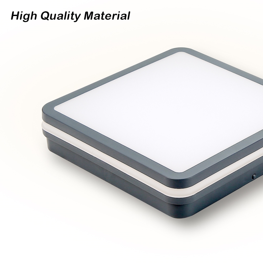 Brilagi - Lampada LED da esterno con sensore BENE LED/24W/230V 26x26 cm IP54 antracite