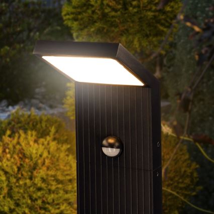 Brilagi - Lampada LED da esterno con sensore RIANO LED/8W/230V antracite IP65 80 cm