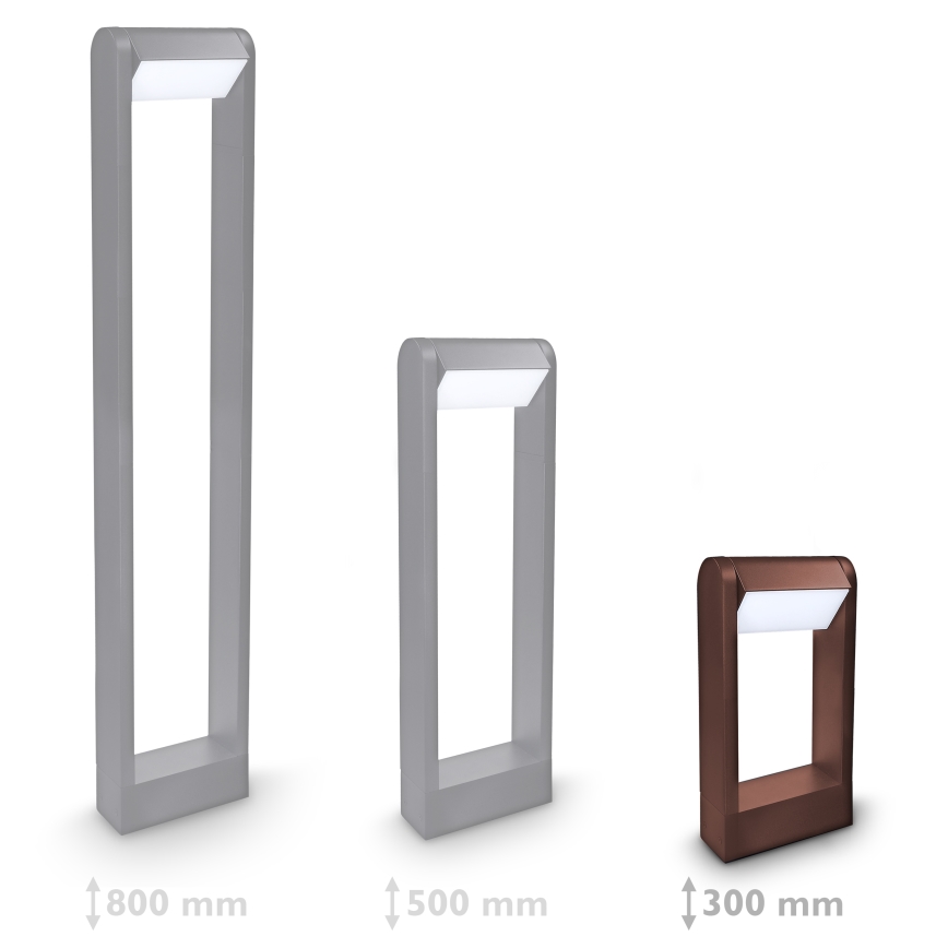 Brilagi - lampada LED da esterno CROTONE LED/7W/230V marrone IP54 30 cm