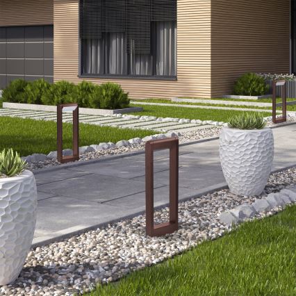 Brilagi - Lampada LED da esterno CROTONE LED/7W/230V marrone IP54 50 cm