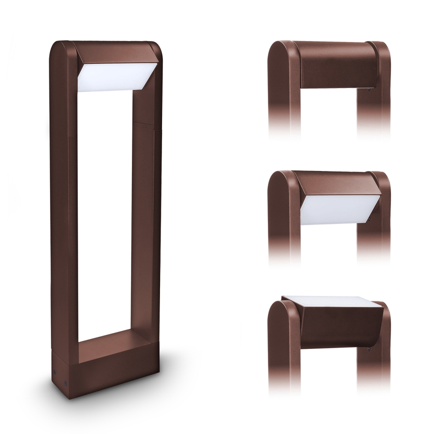 Brilagi - Lampada LED da esterno CROTONE LED/7W/230V marrone IP54 50 cm