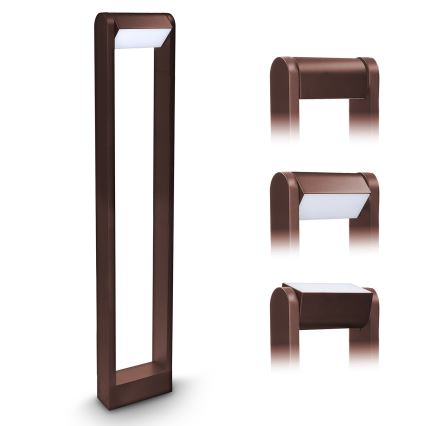 Brilagi - Lampada LED da esterno CROTONE LED/7W/230V marrone IP54 80 cm