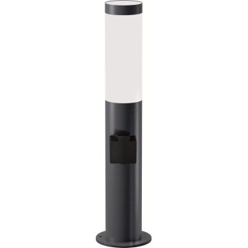 Brilagi - Lampada LED da esterno dimmerabile con presa integrata ELIA 1xE27/6W/230V 2700-6500K IP44 Wi-Fi 50 cm antracite