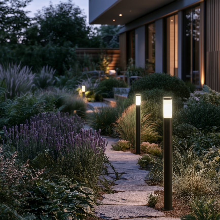 BRILAGI - Lampada da esterno dimmerabile a LED ELIA 1xE27/6W/230V 2700-6500K IP44 Wi-Fi 100 cm antracite