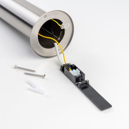 BRILAGI - Lampada LED da esterno ELIA 1xE27/7W/230V 4000K IP44 50 cm cromo satinato
