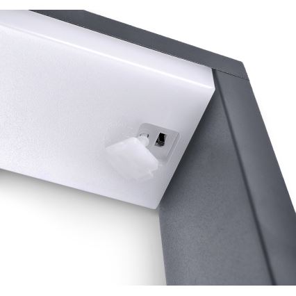 Brilagi - Lampada LED da esterno RAGUSA LED/7W/230V 3000/4000/6000K antracite IP54 80 cm