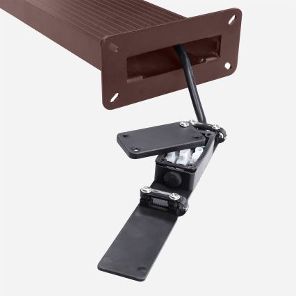 Brilagi - Lampada LED da esterno RIANO LED/8W/230V marrone IP65 80 cm