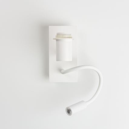 Brilagi - Applique flessibile a LED NUBILA 1xE27/25W/230V + LED/3W bianco/arancione