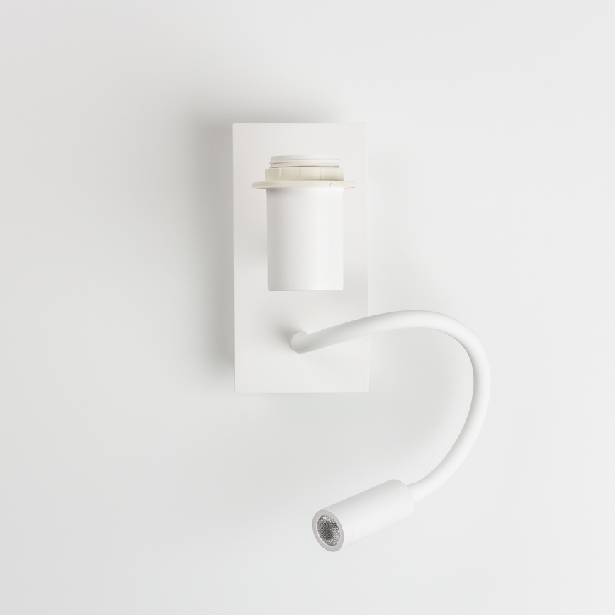 Brilagi - Applique flessibile a LED NUBILA 1xE27/25W/230V + LED/3W bianco/arancione