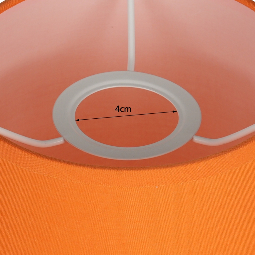 Brilagi - Lampada da parete flessibile a LED NUBILA 1xE27/25W/230V + LED/3W cromo opaco/arancione