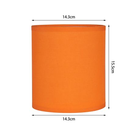 Brilagi - Lampada da parete flessibile a LED NUBILA 1xE27/25W/230V + LED/3W cromo opaco/arancione
