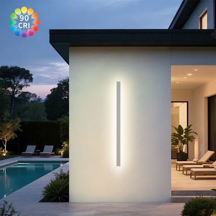 Brilagi - LED applique da esterno LINEAR LED/32W/230V 3000K IP65 140 cm bianca CRI 90