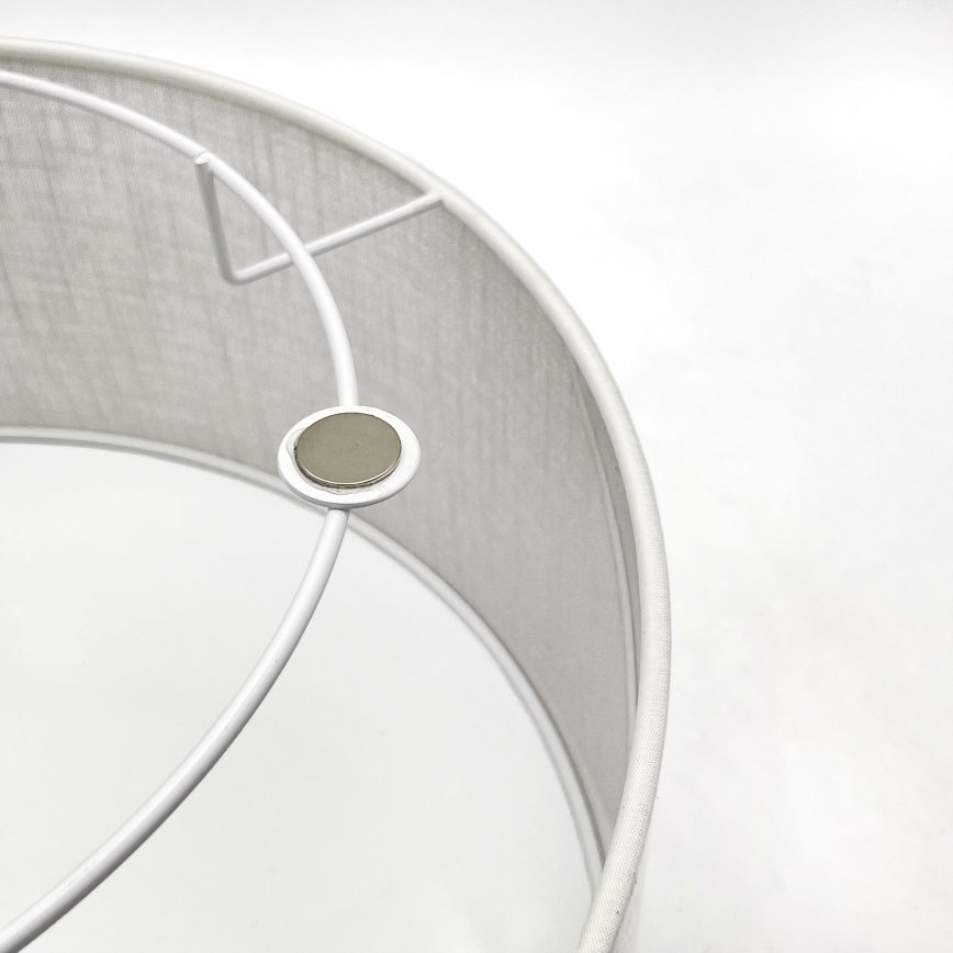 Brilagi - Lampada da soffitto LED BELLADONNA 1xE27/15W/230V diam. 30 cm bianco/rovere noce