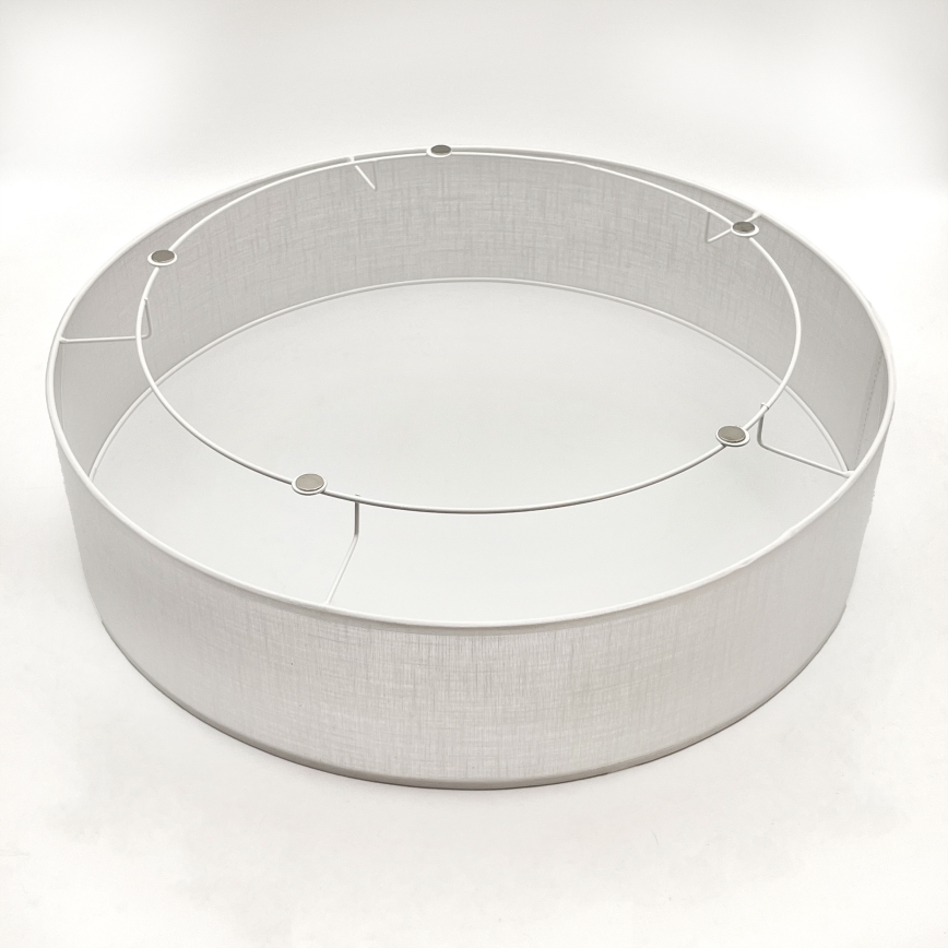 Brilagi - Lampada da soffitto LED BELLADONNA 3xE27/15W/230V diam. 50 cm bianco/rovere noce