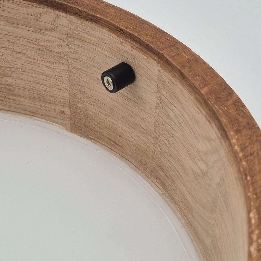 Brilagi - Lampada da soffitto LED CARVALHO 1xE27/60W/230V rovere ciliegio diam. 27 cm