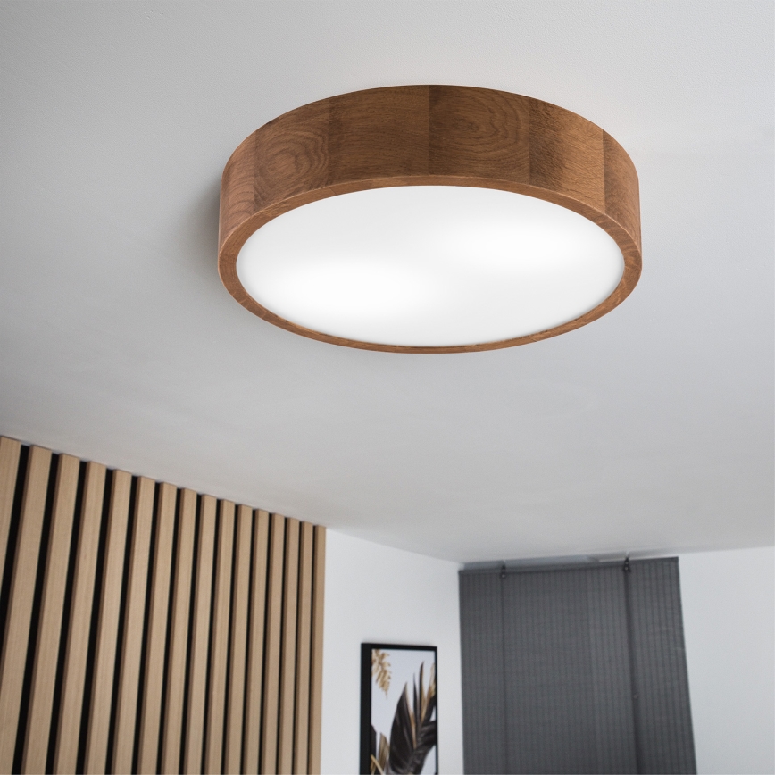 Brilagi - Lampada da soffitto LED CARVALHO 2xE27/60W/230V rovere ciliegio diam. 37 cm
