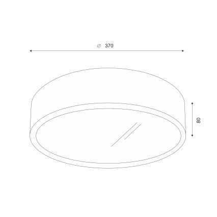 Brilagi - Lampada da soffitto LED CARVALHO 2xE27/60W/230V rovere ciliegio diam. 37 cm