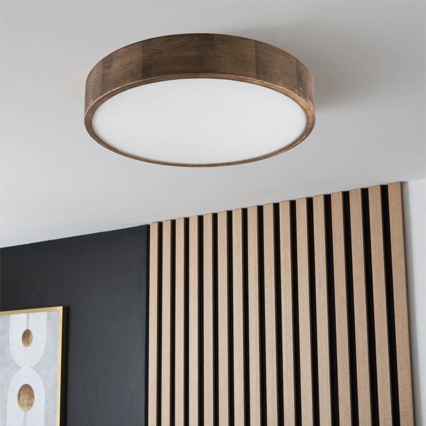 Brilagi - Lampada da soffitto LED CARVALHO 3xE27/60W/230V rovere noce Ø 47 cm