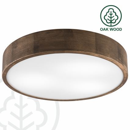 Brilagi - Lampada da soffitto LED CARVALHO 3xE27/60W/230V rovere noce Ø 47 cm