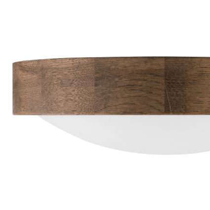 Brilagi - Lampada da soffitto LED CARVALHO SLIM 1xE27/60W/230V rovere noce diam. 27 cm