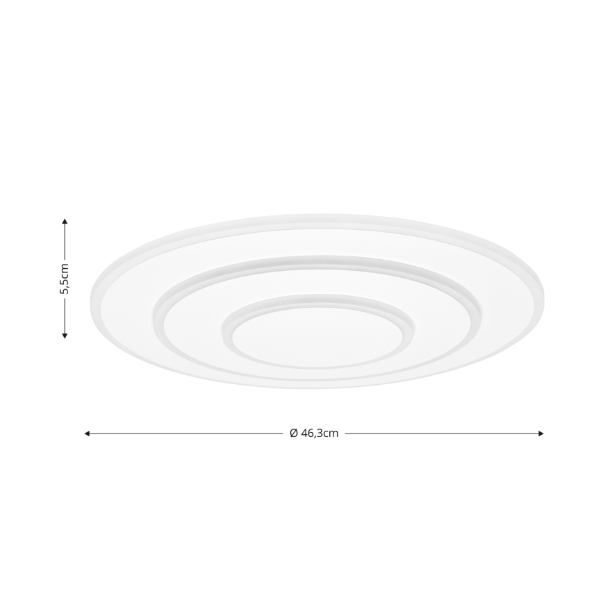Brilagi - Lampada da soffitto dimmerabile a LED MODERN LED/58W/230V 2700-6500K diam. 46,3 cm + telecomando