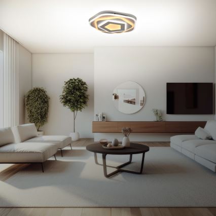 Brilagi - Lampada da soffitto dimmerabile a LED MODERN LED/64W/230V 2700-6500K diam. 40 cm + telecomando