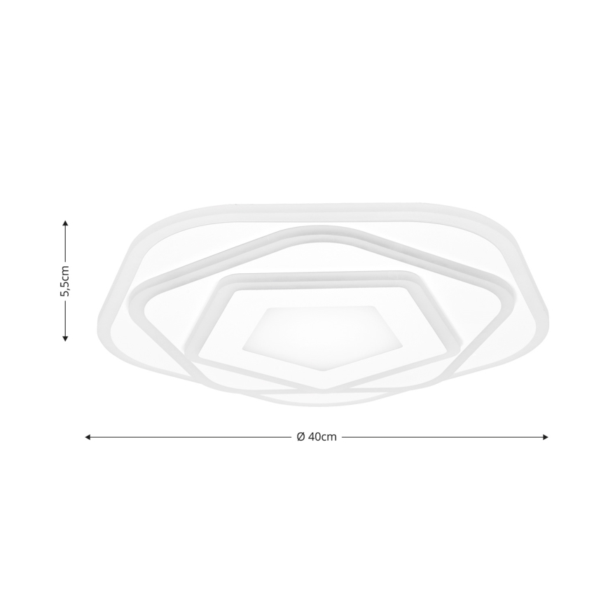 Brilagi - Lampada da soffitto dimmerabile a LED MODERN LED/64W/230V 2700-6500K diam. 40 cm + telecomando