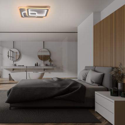 Brilagi - Lampada da soffitto dimmerabile a LED MODERN LED/80W/230V 2700-6500K 52,5x52,5 cm con telecomando