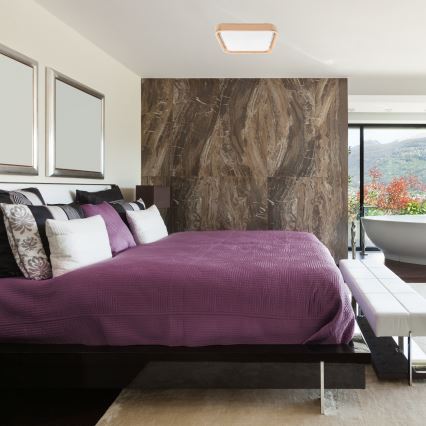 Brilagi - Lampada da soffitto dimmerabile LED MANAROLA CUBIC LED/24W/230V 3000-6500K pino + telecomando