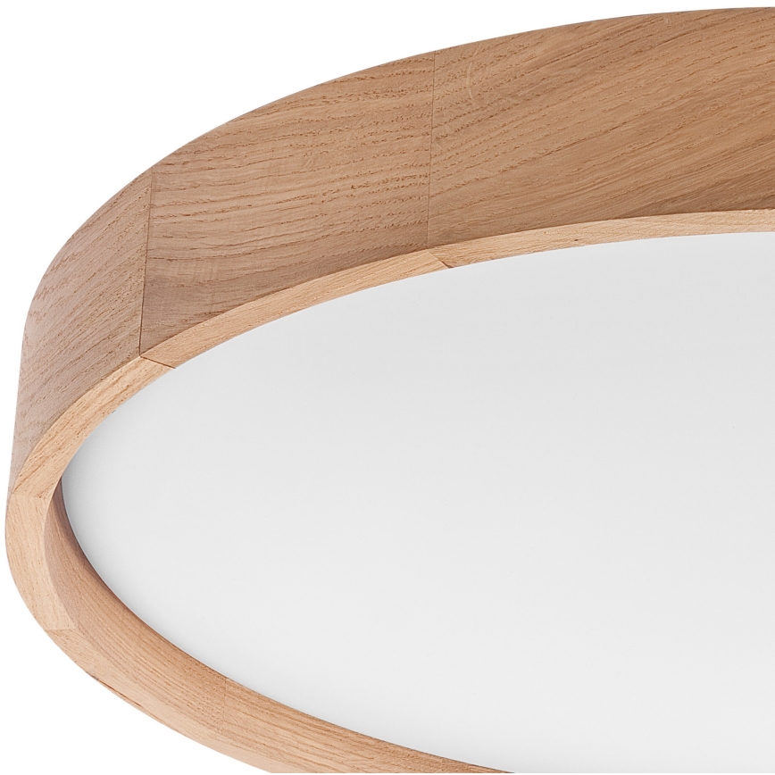 Brilagi - Lampada da soffitto dimmerabile LED MANAROLA SMART LED/36W/230V 2700-6500K rovere Ø 51 cm Wi-Fi + telecomando Tuya