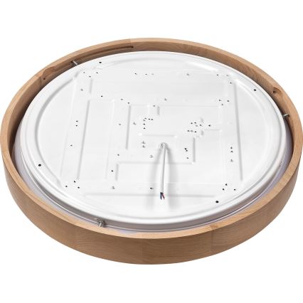 Brilagi - Lampada da soffitto dimmerabile LED MANAROLA SMART LED/36W/230V 2700-6500K rovere Ø 51 cm Wi-Fi + telecomando Tuya