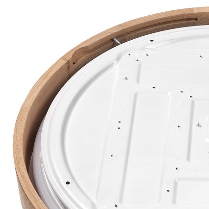Brilagi - Lampada da soffitto dimmerabile LED MANAROLA SMART LED/36W/230V 2700-6500K rovere Ø 51 cm Wi-Fi + telecomando Tuya