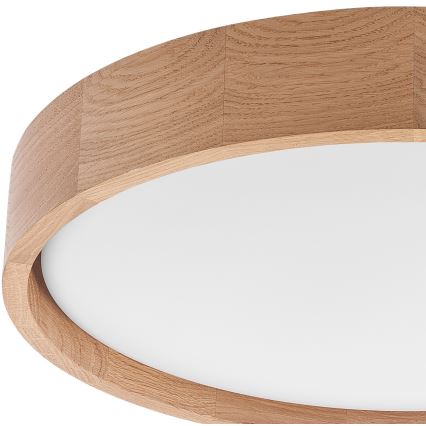 Brilagi - Lampada da soffitto dimmerabile LED MANAROLA SMART LED/24W/230V 2700-6500K rovere Ø 41 cm Wi-Fi + telecomando Tuya