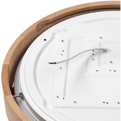 Brilagi - Lampada da soffitto dimmerabile LED MANAROLA SMART LED/24W/230V 2700-6500K rovere Ø 41 cm Wi-Fi + telecomando Tuya
