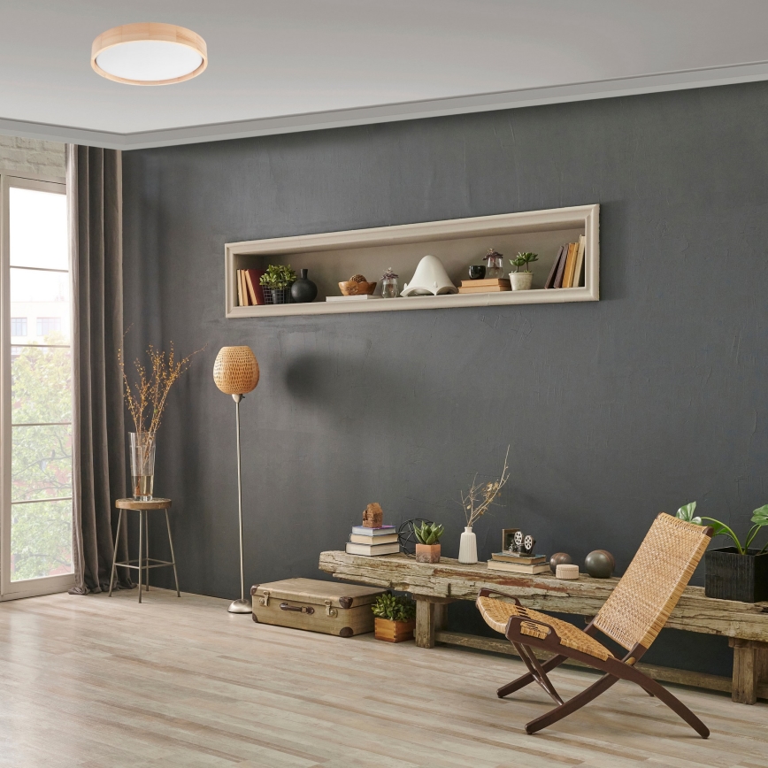 Brilagi - Lampada da soffitto dimmerabile LED MANAROLA SMART LED/24W/230V 2700-6500K diam. 41 cm Wi-Fi + telecomando Tuya