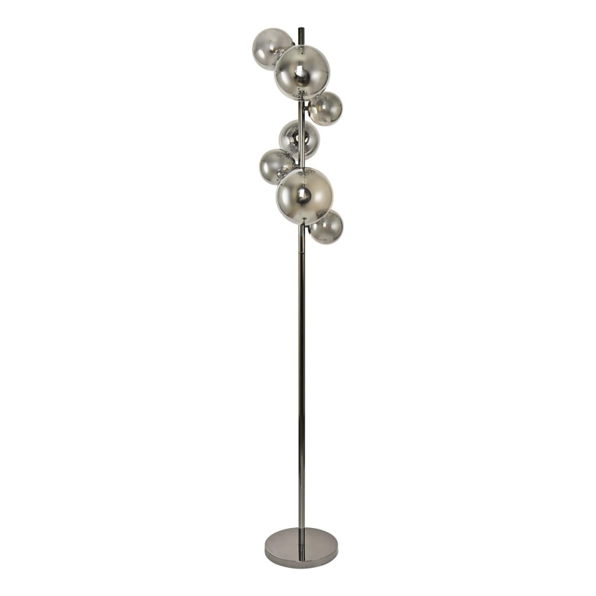 Brilagi - Lampada LED da terra MILLA 7xG9/3W/230V cromo lucido/fumé