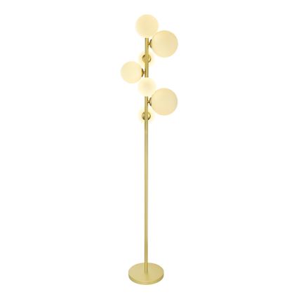 Brilagi - Lampada LED da terra MILLA 7xG9/3W/230V oro/bianco