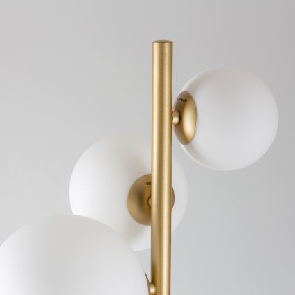 Brilagi - Lampada LED da terra MILLA 7xG9/3W/230V oro/bianco